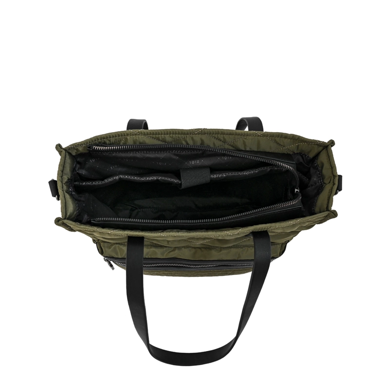 CARTERA TOTE PORTA NOTEBOOK CERSEI GRANDE VERDE OLIVA - 4