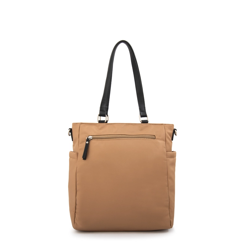 CARTERA TOTE SHOPPING BELINA GRANDE BEIGE OSCURO - 3