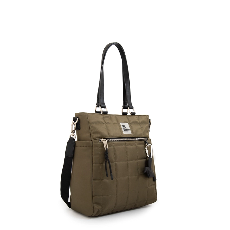 CARTERA TOTE SHOPPING BELINA GRANDE VERDE OLIVA - 2