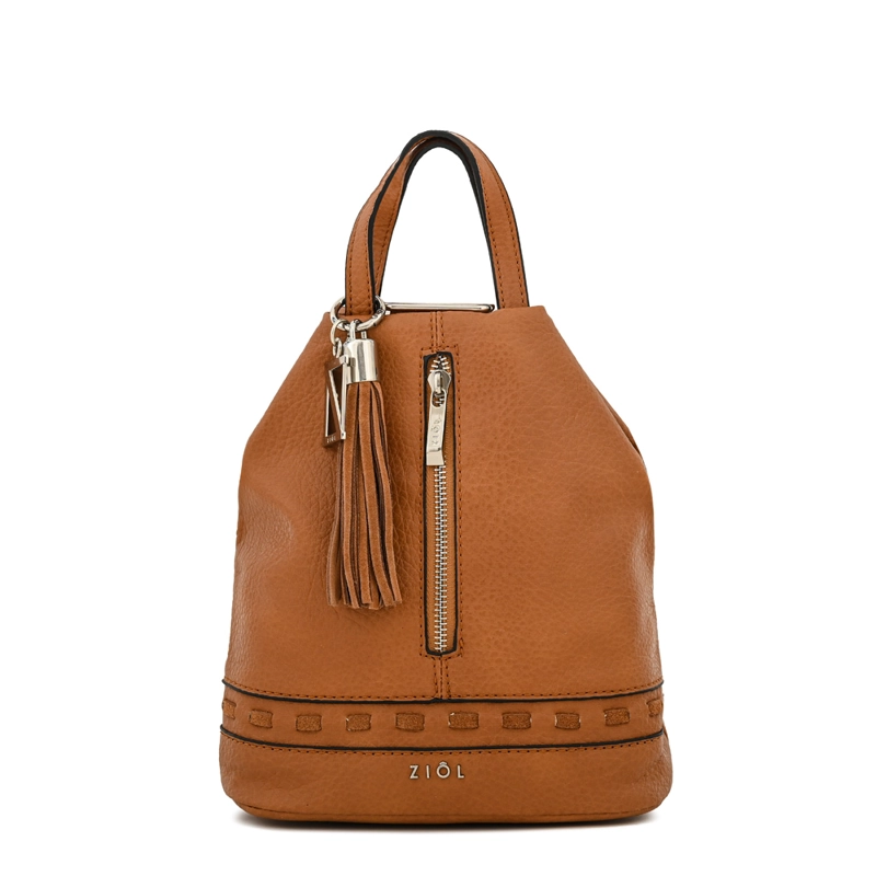 MOCHILA KRISTAL PEQUEÑA CAMEL - 1