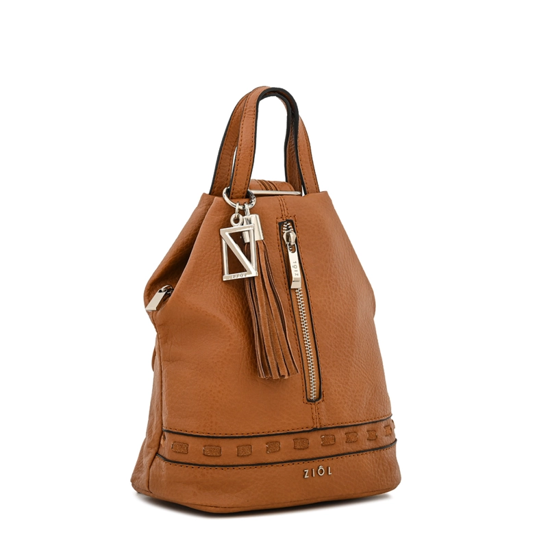 MOCHILA KRISTAL PEQUEÑA CAMEL - 2