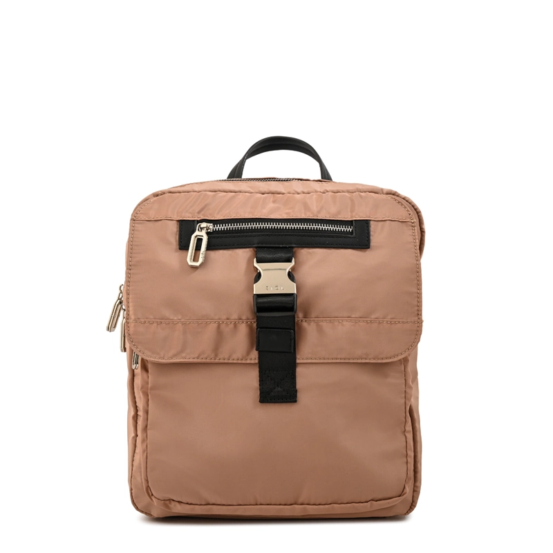 MOCHILA CARLA MEDIANA ROSA VIEJO - 1