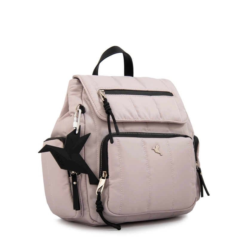 MOCHILA LIZEL MEDIANA BLANCO CRUDO - 2