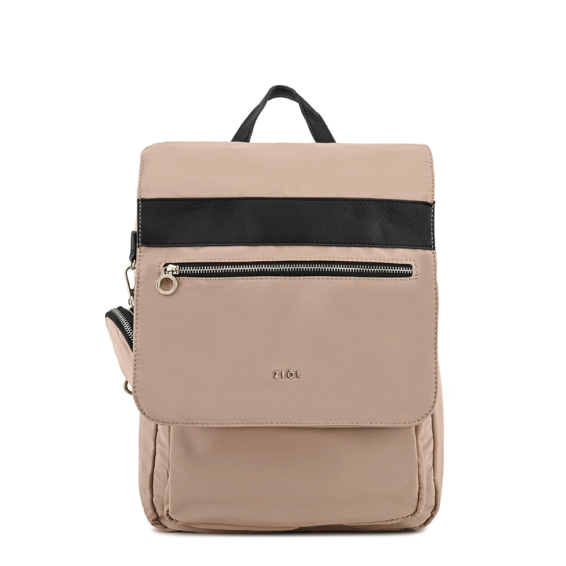 MOCHILA PORTA NOTEBOOK VERANIA GRANDE BEIGE - 1