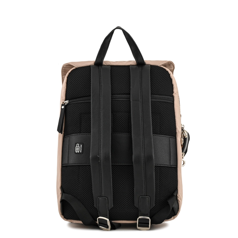 MOCHILA PORTA NOTEBOOK VERANIA GRANDE BEIGE - 3
