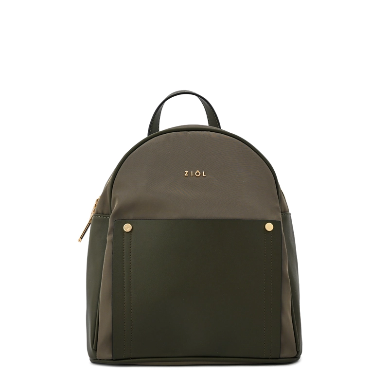MOCHILA KATRIN MEDIANA VERDE OLIVA - 1