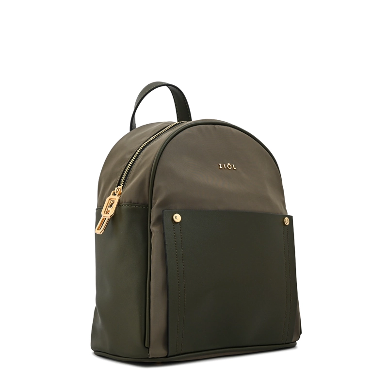 MOCHILA KATRIN MEDIANA VERDE OLIVA - 2