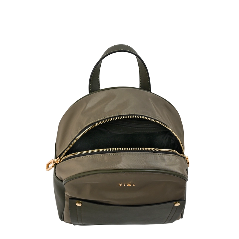 MOCHILA KATRIN MEDIANA VERDE OLIVA - 4