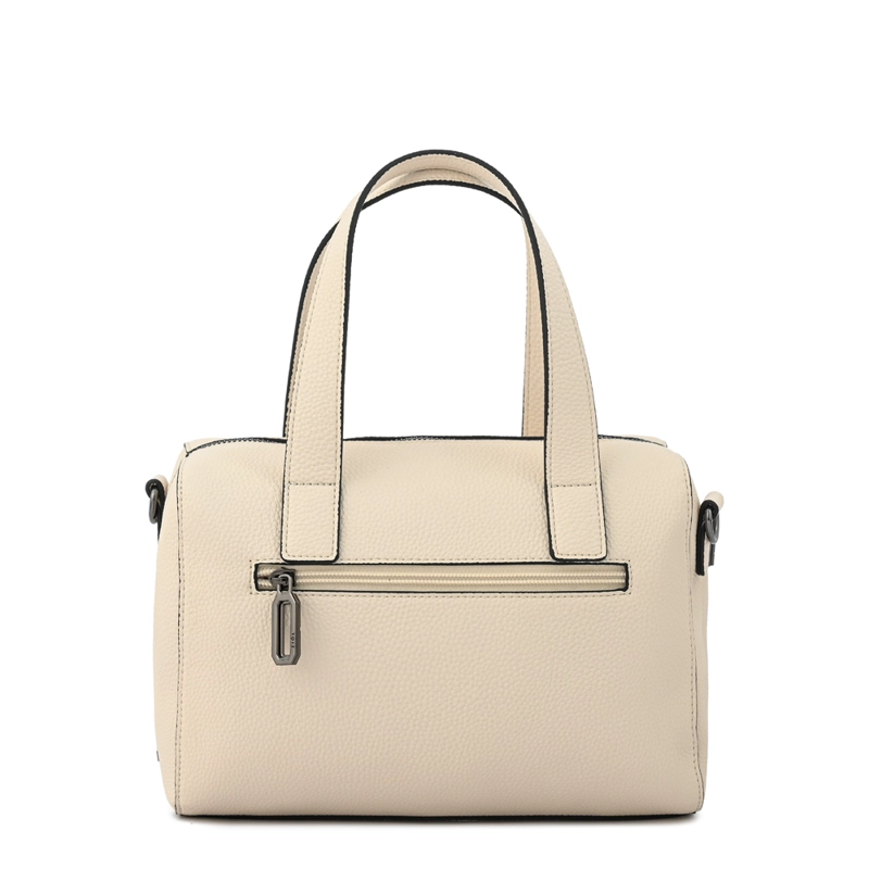 CARTERA TOTE BAUL SALLY MEDIANA BLANCO CRUDO - 3