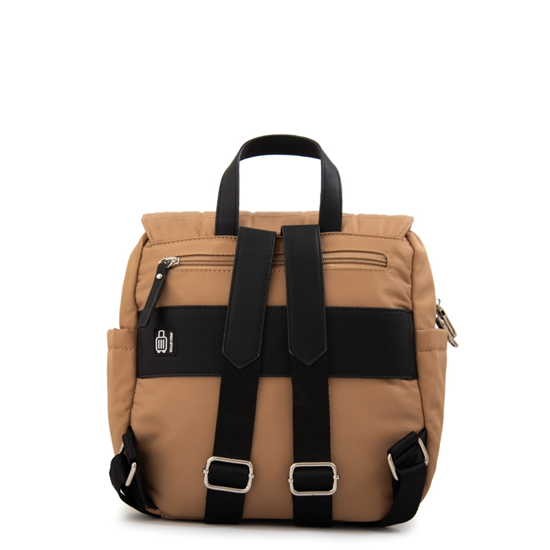 MOCHILA MOCHILA BELINA MEDIANA BEIGE OSCURO - 3