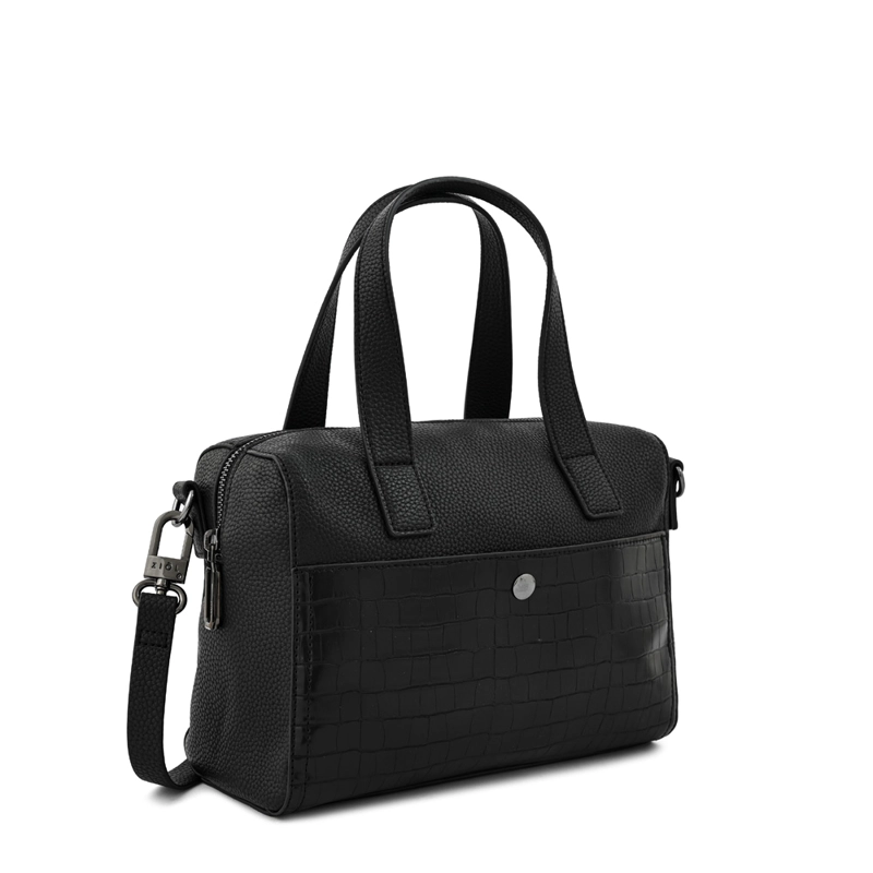 CARTERA TOTE BAUL SALLY MEDIANA NEGRO - 2