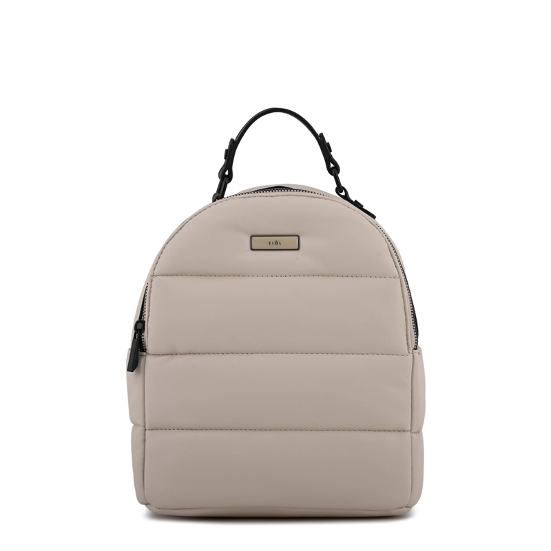 MOCHILA SINDRA MEDIANA BLANCO CRUDO - 1