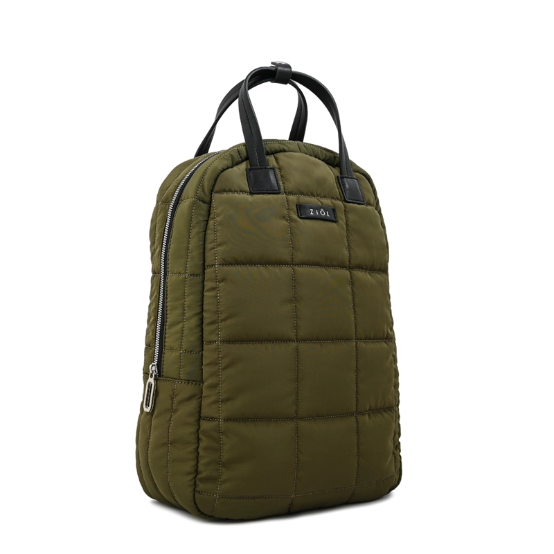 MOCHILA NACHA PEQUEÑA VERDE OLIVA - 2