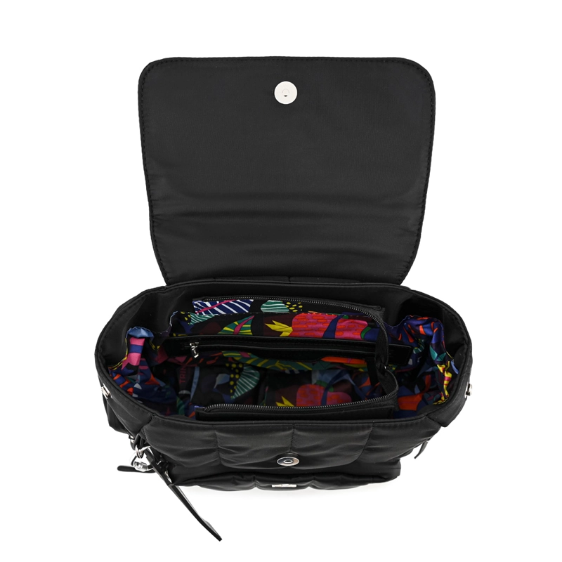 MOCHILA LIZEL MEDIANA NEGRO - 4