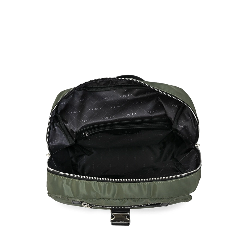 MOCHILA CARLA MEDIANA VERDE OLIVA - 4