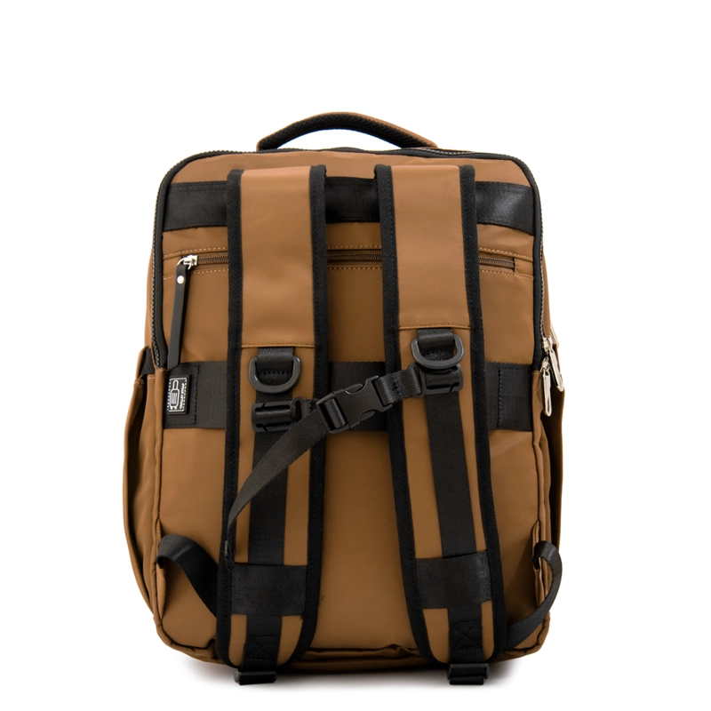 MOCHILA TRAVEL DANIA GRANDE BEIGE OSCURO - 3