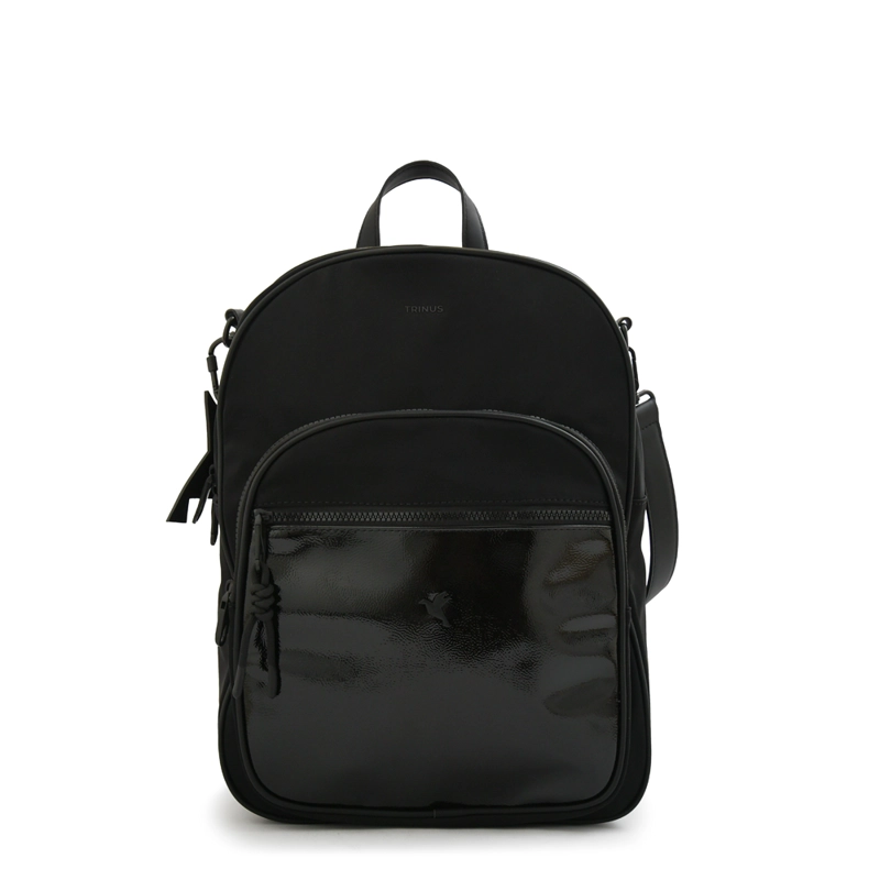 MOCHILA PORTA NOTEBOOK CARINA GRANDE NEGRO - 1