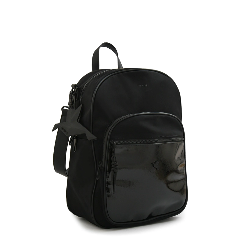 MOCHILA PORTA NOTEBOOK CARINA GRANDE NEGRO - 2
