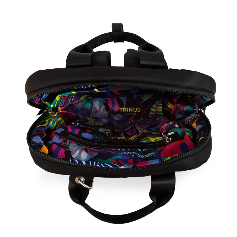 MOCHILA PORTA NOTEBOOK JULIANA GRANDE NEGRO - 4