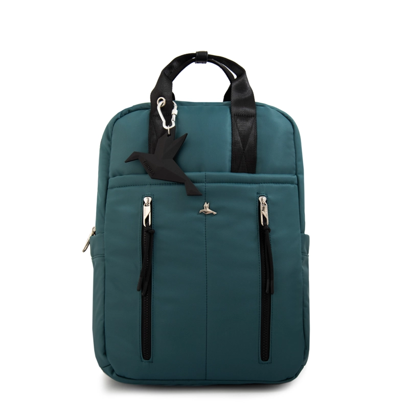 MOCHILA PORTA NOTEBOOK JULIANA GRANDE PETROLEO OSCURO - 1