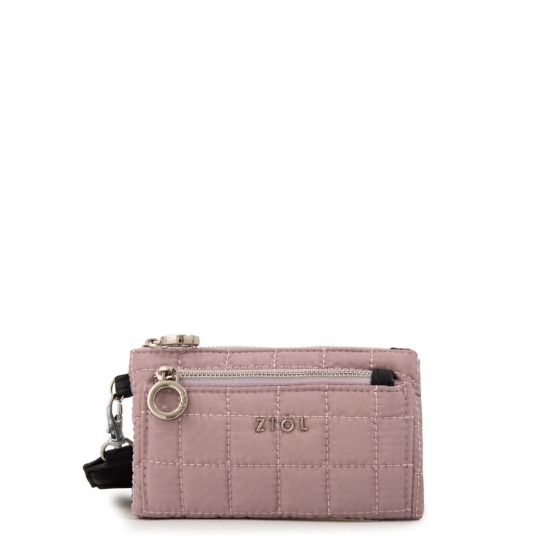 MONEDERO BOLSILLO FRONTAL NACHA PEQUEÑA ROSA VIEJO - 1
