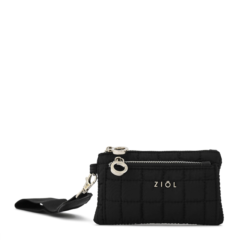 MONEDERO BOLSILLO FRONTAL PEQUEÑA NACHA NEGRO - 1