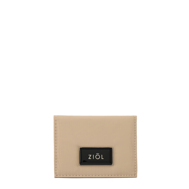 TARJETERO RECTANGULAR LUNA PEQUEÑA BEIGE - 1