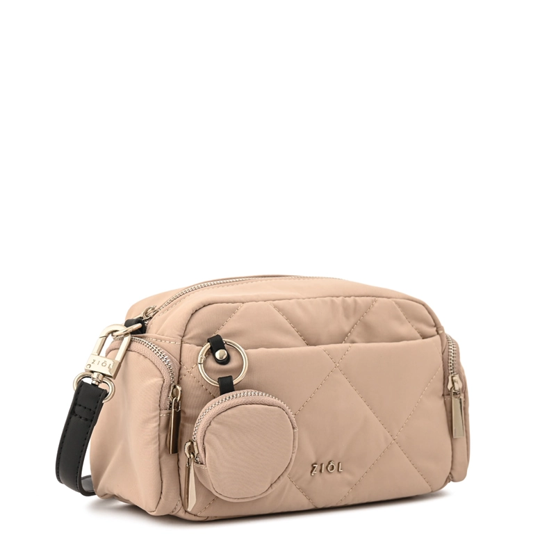 CARTERA BANDOLERA LINN MEDIANA BEIGE - 2