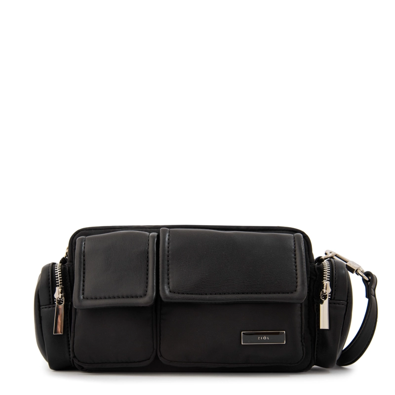 CARTERA BANDOLERA BLAIR MEDIANA NEGRO - 1