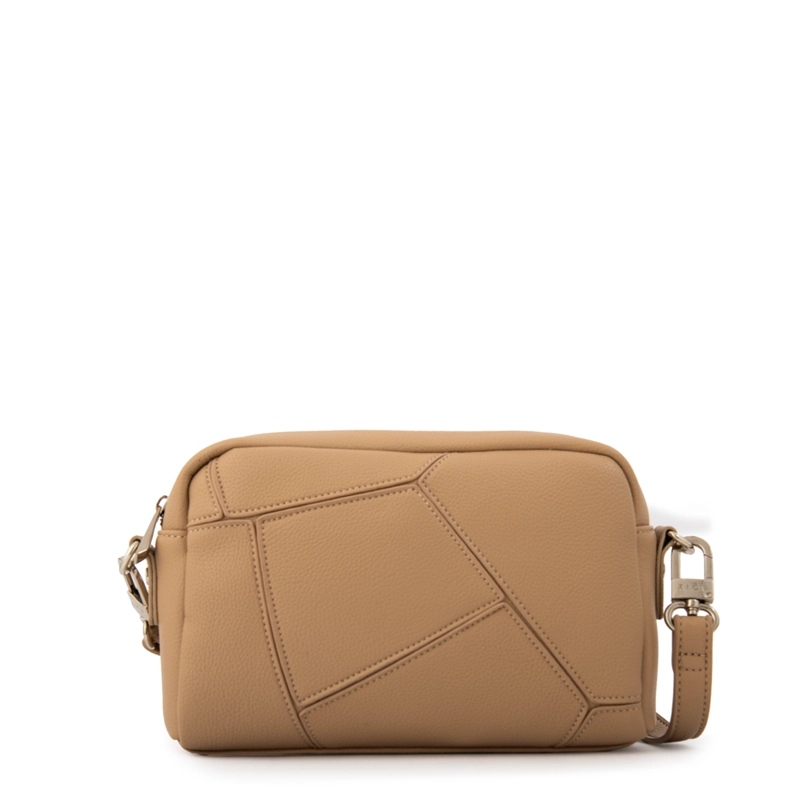 CARTERA BANDOLERA JAVIERA MEDIANA TAUPE - 1