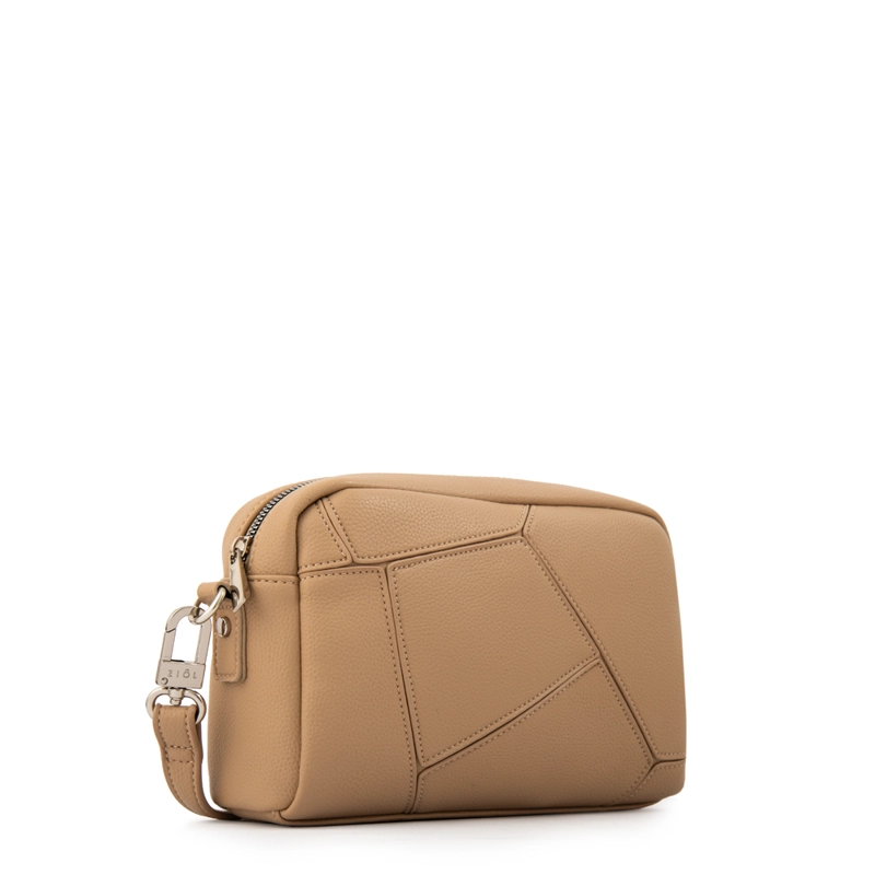 CARTERA BANDOLERA JAVIERA MEDIANA TAUPE - 2