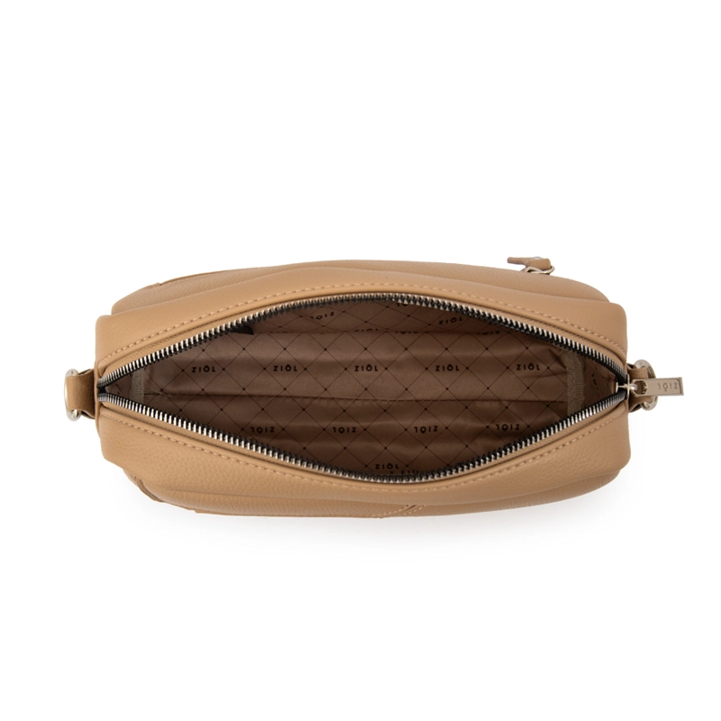 CARTERA BANDOLERA JAVIERA MEDIANA TAUPE - 4