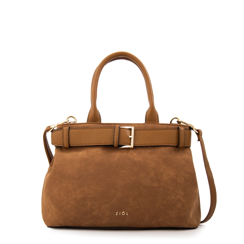 CARTERA TOTE MARINA MEDIANA CAFE - 1