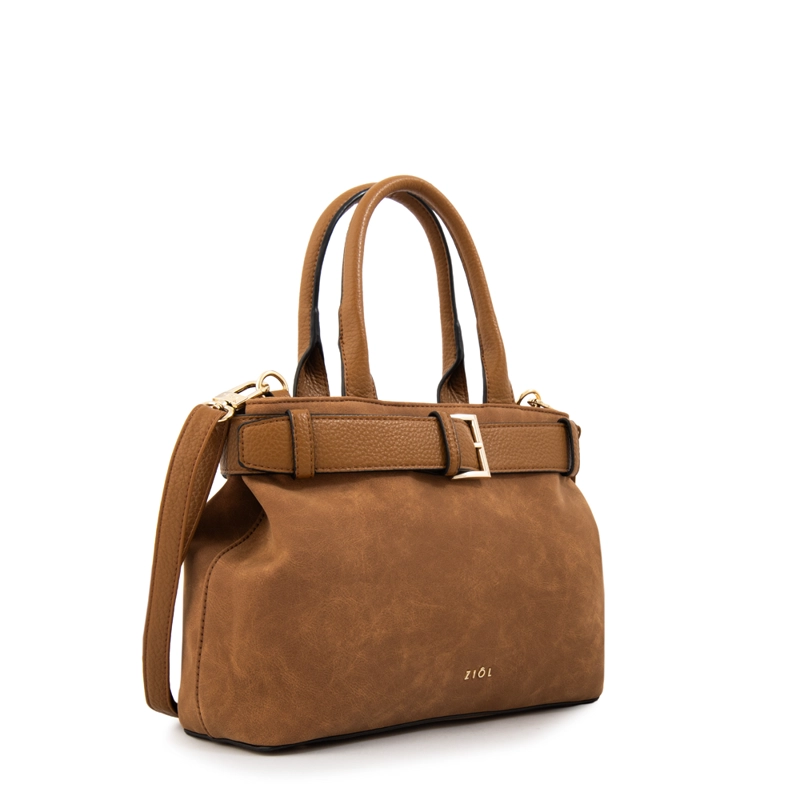 CARTERA TOTE MARINA MEDIANA CAFE - 2