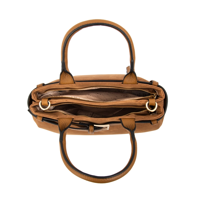 CARTERA TOTE MARINA MEDIANA CAFE - 4