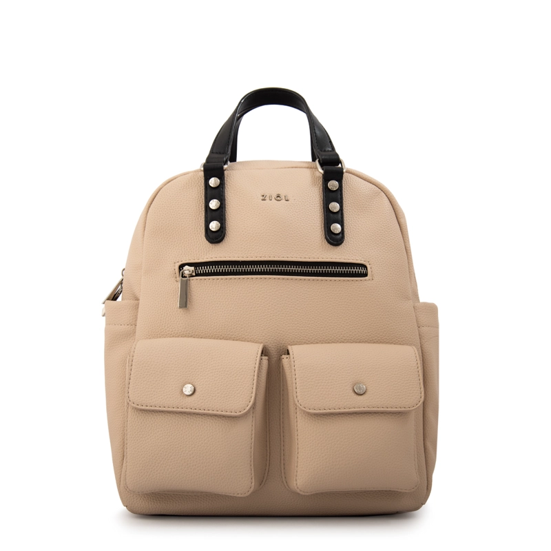 MOCHILA ALISA MEDIANA BEIGE - 1