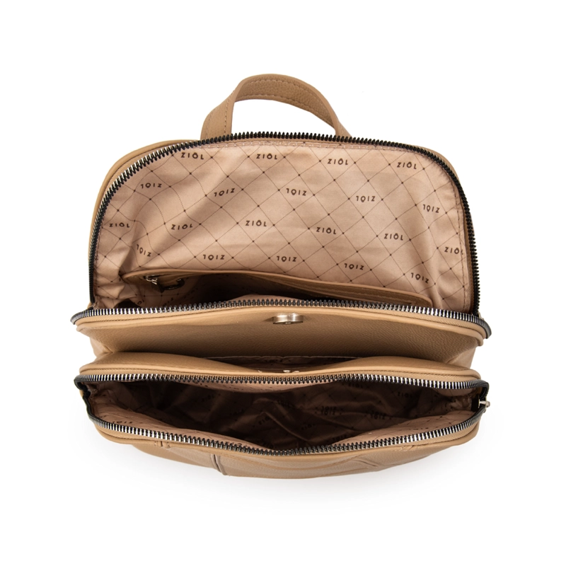 MOCHILA JAVIERA MEDIANA TAUPE - 4