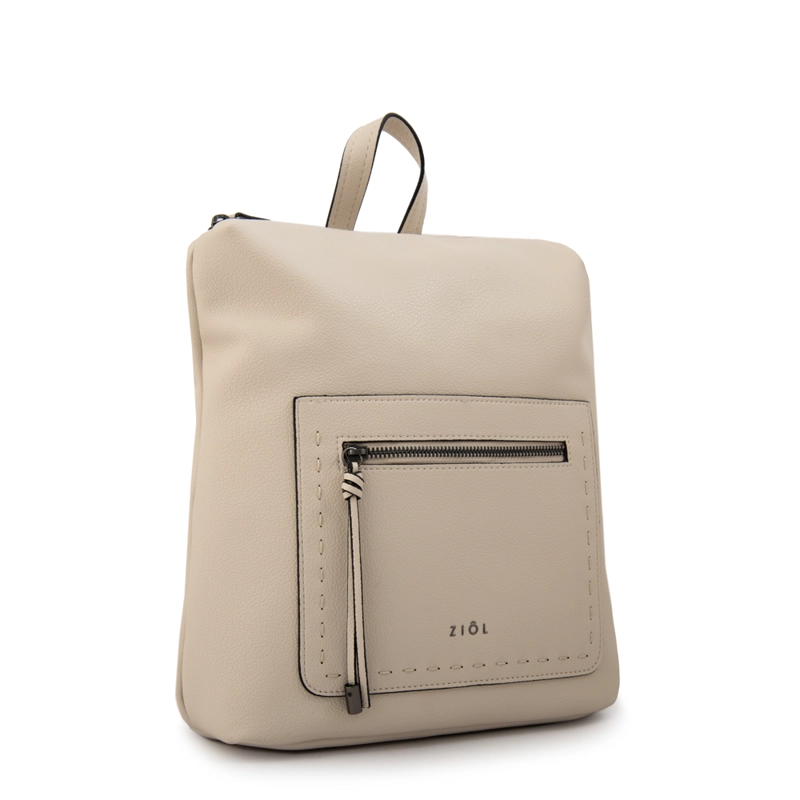 MOCHILA INGRID MEDIANA BLANCO CRUDO - 2