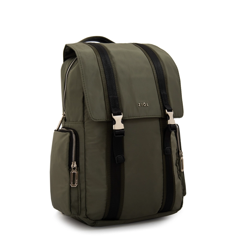 MOCHILA CLAUDIN GRANDE VERDE OLIVA - 2