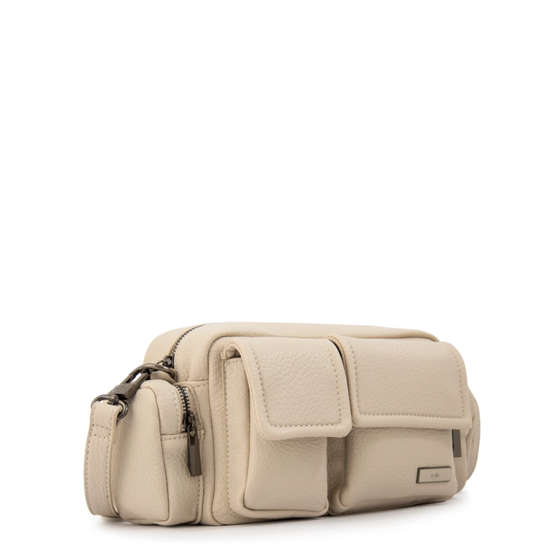 CARTERA BANDOLERA BLAIR MEDIANA BLANCO CRUDO - 2