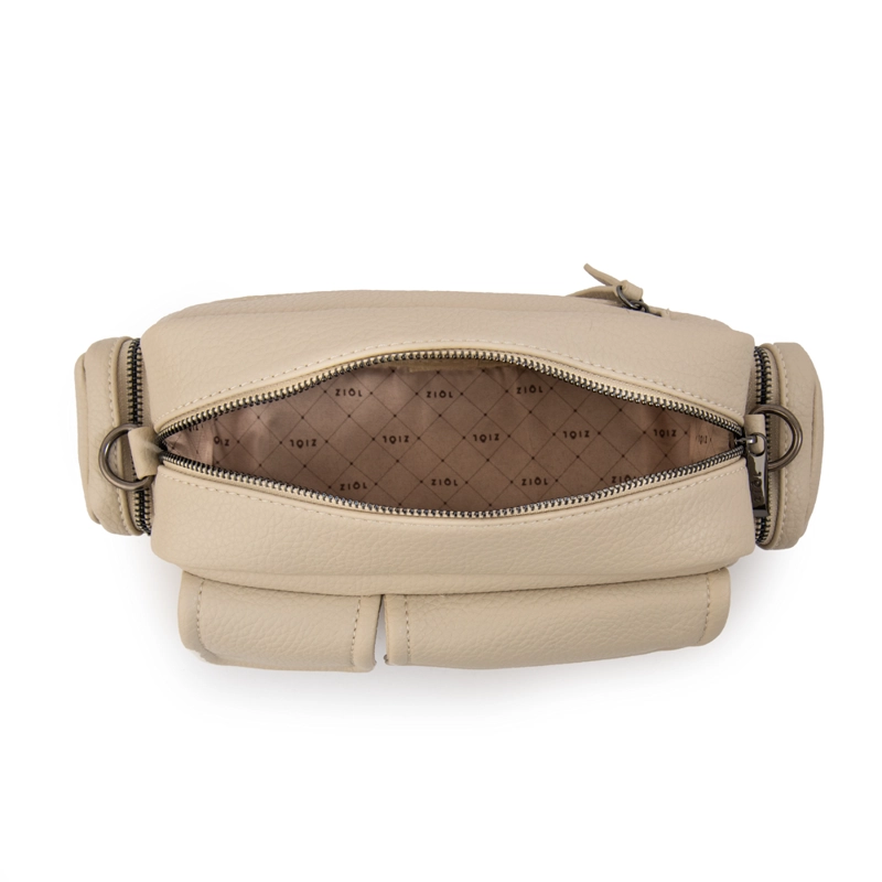 CARTERA BANDOLERA BLAIR MEDIANA BLANCO CRUDO - 4