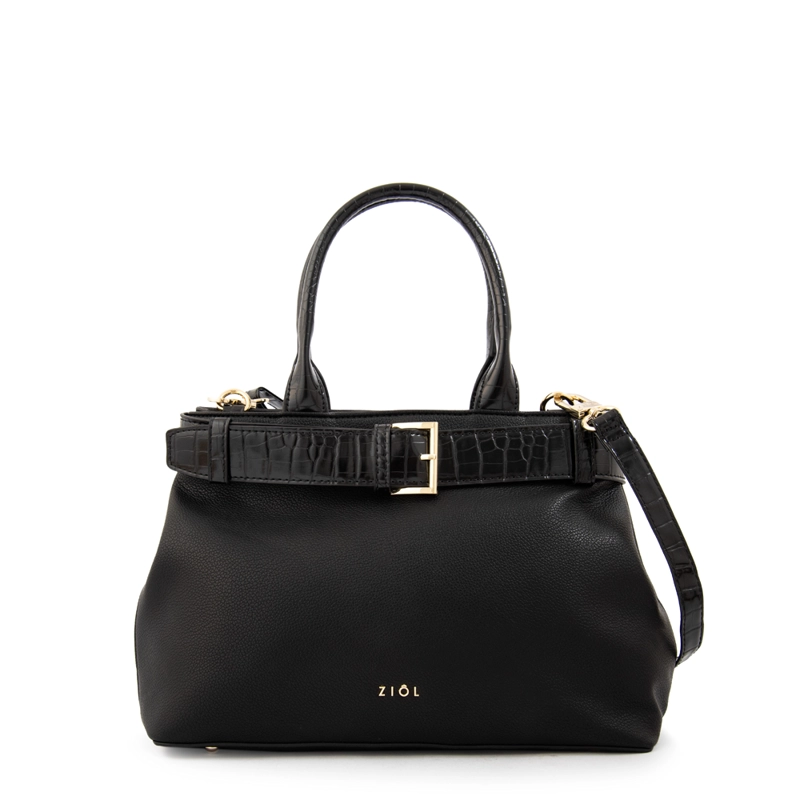 CARTERA TOTE MARINA MEDIANA NEGRO - 1