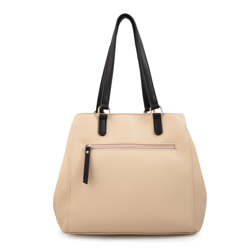 CARTERA TOTE ALISA MEDIANA BEIGE - 3