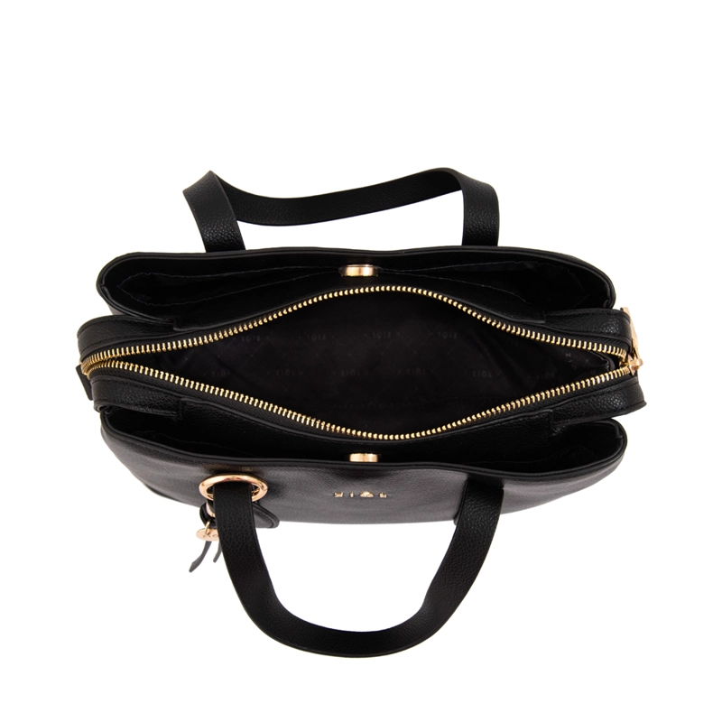 CARTERA TOTE TRES DIVISIONES AURORA MEDIANA NEGRO - 4