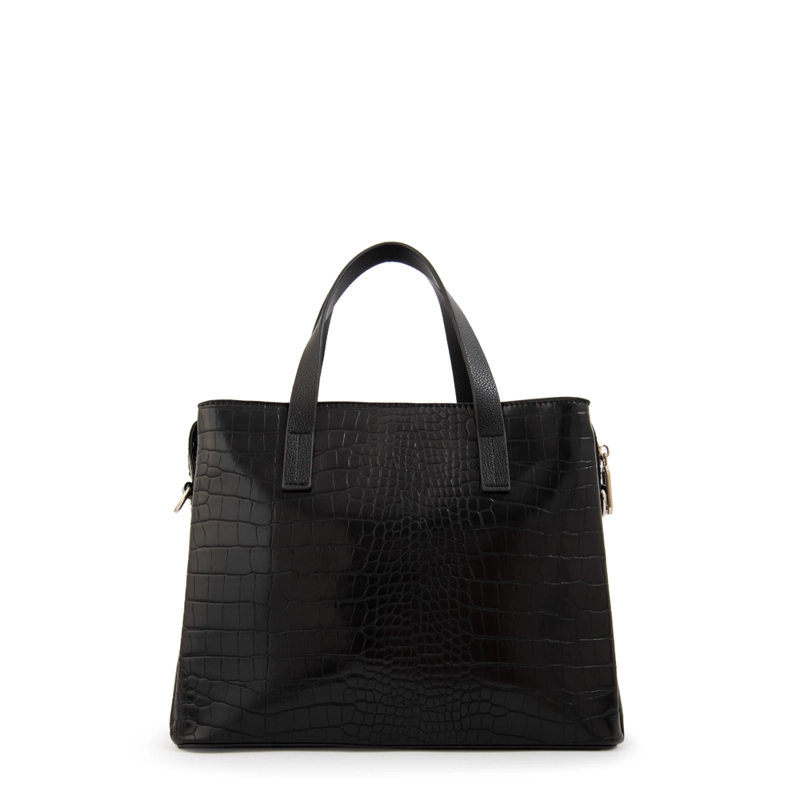 CARTERA TOTE TRES DIVISIONES AURORA MEDIANA NEGRO ESPECIAL - 3