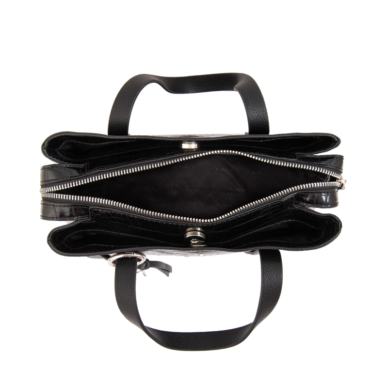 CARTERA TOTE TRES DIVISIONES AURORA MEDIANA NEGRO ESPECIAL - 4