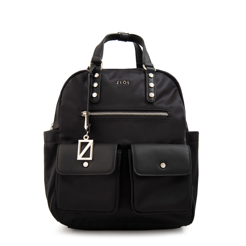 MOCHILA ALISA MEDIANA NEGRO ESPECIAL - 1