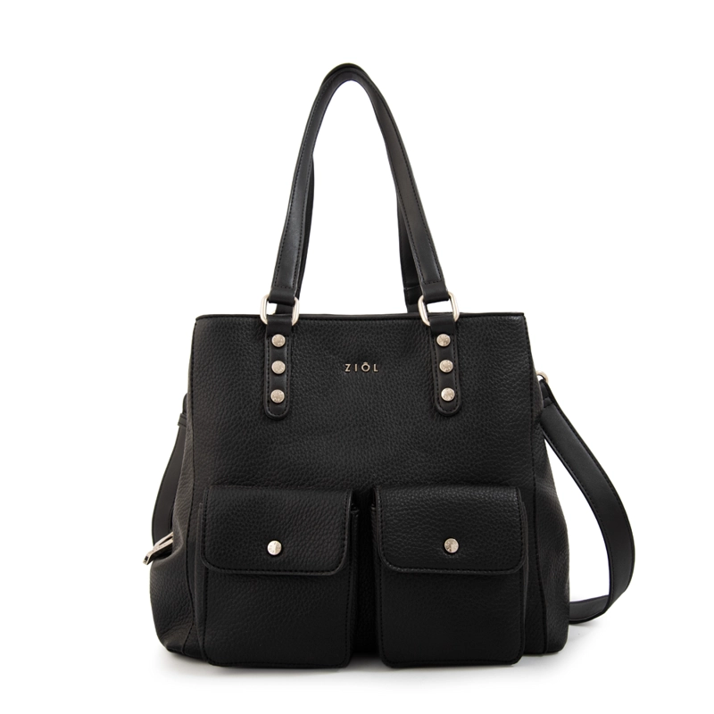 CARTERA TOTE ALISA MEDIANA NEGRO - 1