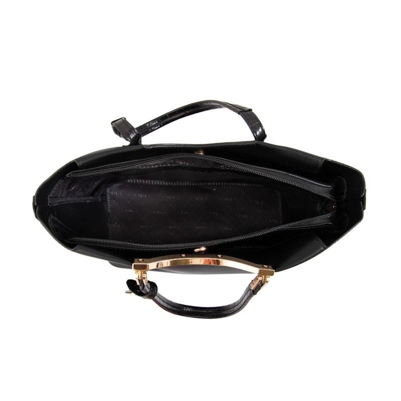 CARTERA TOTE MANDELA GRANDE NEGRO - 4