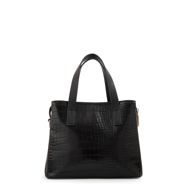 CARTERA TOTE TRES DIVISIONES AURORA MEDIANA NEGRO ESPECIAL - 3